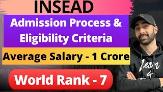 INSEAD - MBA/MIM [All About MBA, Fees, Eligibility, Average Salary, Batch Profile]