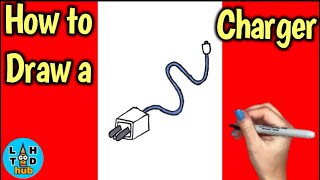 How to Draw a Phone Charger | Phone Charger Drawing Easy