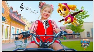 [part 2]👉 Diana and Roma Paw Patrol ~The Movie✔️  Keep Up with the 😱Pups 😀👉Kids Song ♥️