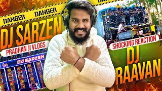 Dj Sarzen vs Raavan DJ💥Khatarnaak Competition Reaction😱| Pradhan Ji💥Reaction on Kawad यात्रा 2024