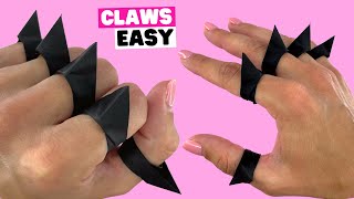 Origami CLAWS easy- NO tape, NO glue