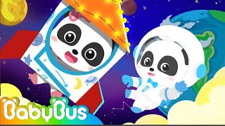 Panda Cartoon in Hindi || Baby Panda's Space Adventure || Learn about Space Life And Solar System