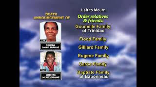 Christina Goumel Epiphane ~ Long Obituary