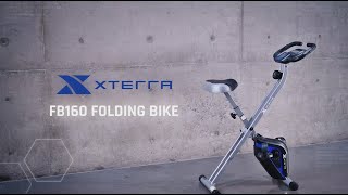 Enjoy Your Workout Anywhere with the Compact Design of the FB160 Folding Bike by XTERRA Fitness