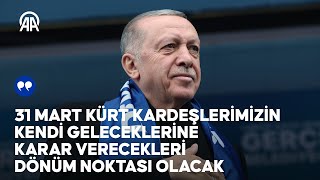 Cumhurbaşkanı Erdoğan, Diyarbakır'da düzenlenen mitingde konuştu.