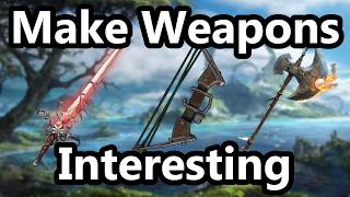 Put More Dynamic Weapons in Your RPG!
