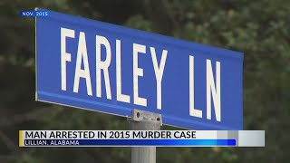 Arrest made in cold case murder of Pensacola man found in Lillian, AL.