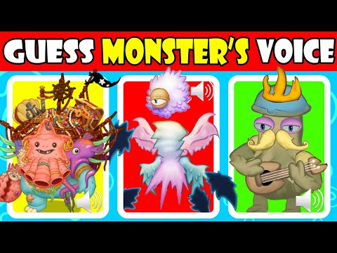 GUESS the MONSTER'S VOICE MY SINGING MONSTERS ALPHUR, ADULT HORNACLE, JUMBA, CASTLE BASS