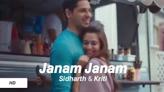 Sidharth Malhotra & Kriti Kharbanda VM on Janam Janam|Dilwale|Arijit Singh