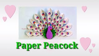 Origami Peacock/How to Make Paper Peacock/Paper Craft/DIY-Paper Peacock