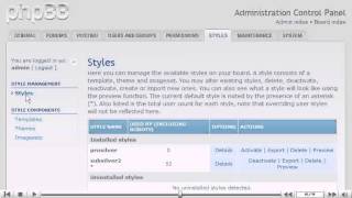 How to manage Styles in phpBB - phpBB Tutorials
