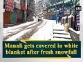 Manali gets covered in white blanket after fresh snowfall - Himachal Pradesh News