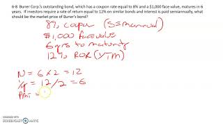 CFIN6 Chapter 6 Problem 8