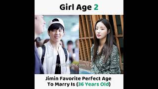 BTS Favorite Perfect Age To Getting Married With Girlfriends! 😍💜