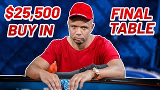 Phil Ivey at a $25,000 Super High Roller FINAL TABLE!