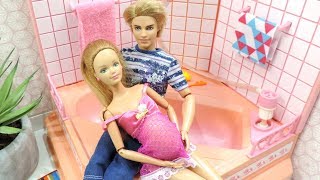 two barbie ken bedroom morning