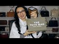 MARC JACOBS SMALL (USED TO BE MINI) TOTE BAG in SLATE GREEN UNBOXING, 1ST IMPRESSION, WHAT CAN FIT