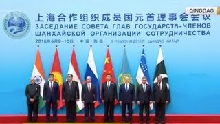 President Xi Jinping welcomes leaders of SCO