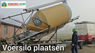 Voersilo plaatsen| Boer Gerrit vlogt