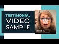 Testimonial Video Sample