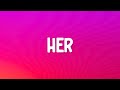 JVKE - her (Lyrics)