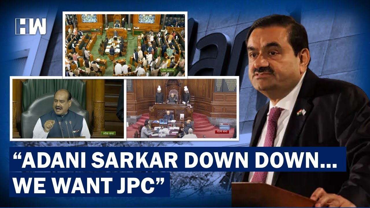 Ruckus In Parliament Over Adani Row Intensifies | Hindenburg Research ...