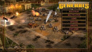 Command and Conquer: Generals (2003) - main menu [4K, ULTRA HD]