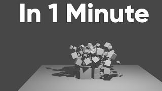 How to destroy the Cube with rigid body in 1 Minute in Blender