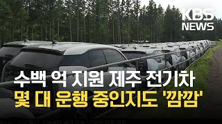 수백 억 지원하는 전기차, 몇 대 굴러다니는지 ‘깜깜’ / KBS 2021.05.27.