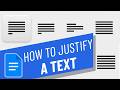 How to Justify Text in Google Docs