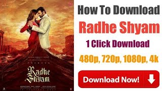 Radhe Shyam Full Movie Hindi Dubbed Release | Prabhas New Movie Trailer | Pooja Hegde |#radheshyam