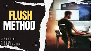 #vlog37 Flush method in Python| What is buffer | How to write code using flush| Advance Python