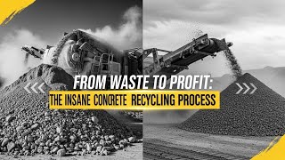 From Waste to Profit: The Insane Concrete Recycling Process