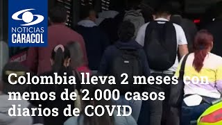 Colombia lleva 2 meses con menos de 2.000 casos diarios de COVID: ¿hora de ampliar aforos al 100%?
