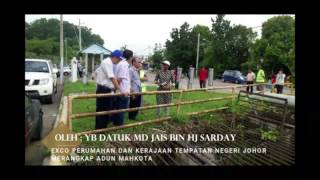 Lawatan mengejut Yb Datuk Md Jais Sarday ke tapak banjir kilat di Taman Murni
