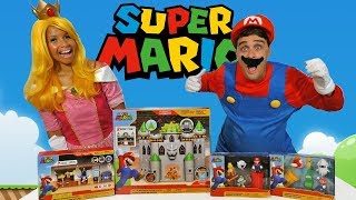 Super Mario Playsets With Princess Peach & Mario !  || Toy Review || Konas2002