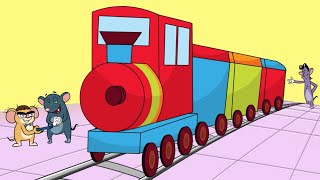 Rat A Tat - Toy Train Ride with Rats - Funny Animated Cartoon Shows For Kids Chotoonz TV