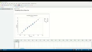 How to perform Normality test in Minitab?