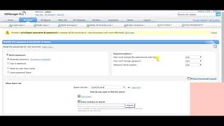How to perform Active Directory password reset operation for bulk users