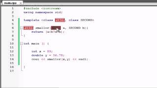 C++ Programming Tutorials 59 function Templates with Multiple Parameters YouTube