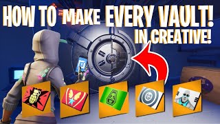 How To Make AGENCY VAULTS In Fortnite Creative!