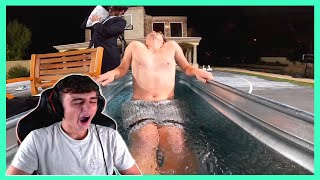 THAT LOOKS PAINFULLY COLD! REACTING TO JESSER MAKE THE SHOT, LEAVE THE FREEZING ICE BATH CHALLENGE!