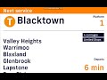 Sydney Trains DVA: Various announcements