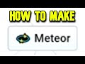 How to Make a Meteor in Infinite Craft