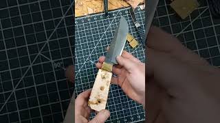 Bushcraft / Hunting Knife... Before And After | #shorts | Custom Knife Making