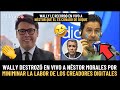 ¡Lo DESTR0ZÓ! Wally dejó en ridículo a Néstor Morales en vivo. Le recordó que él es cuñado de DUQUE