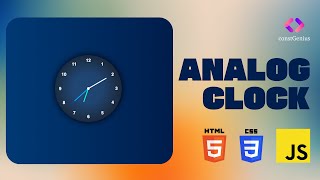 Analog Clock Using HTML CSS and JavaScript | HTML CSS JavaScript Project