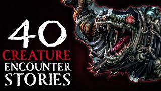 40 SCARY ENCOUNTERS WITH CREATURES AND CRYPTIDS - PARK RANGERS, REPTILIANS, DOGMAN AN D MORE