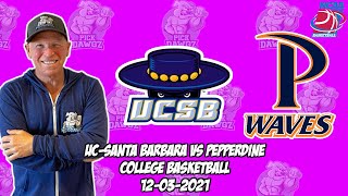 UC Santa Barbara vs Pepperdine 12/3/21 College Basketball Free Pick Free College Basketball Betting