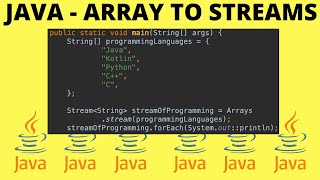 JAVA 8 STREAMS | HOW TO CONVERT ARRAY TO STREAM | EXAMPLE CODE DEMO | InterviewDOT